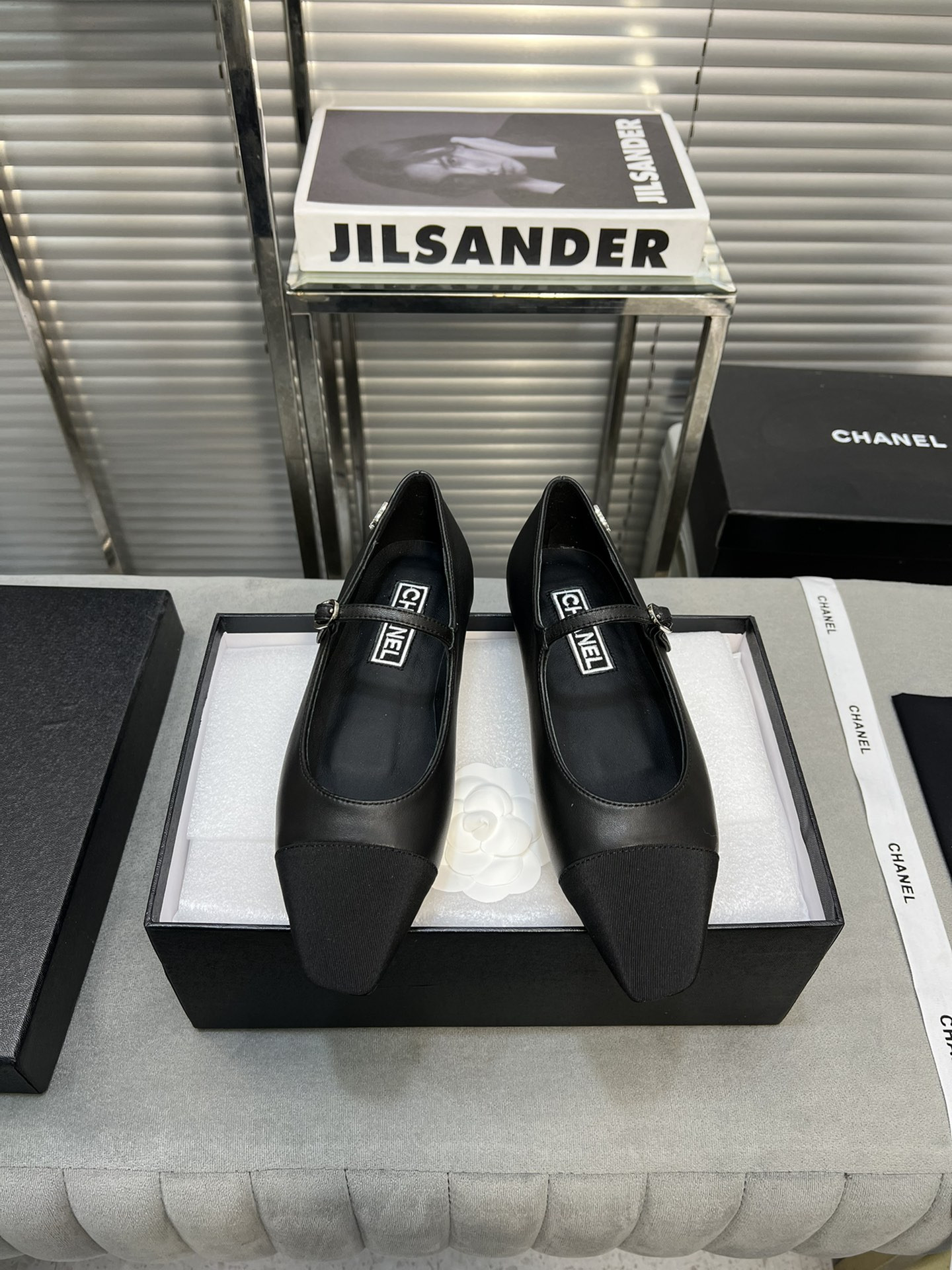 UA Ch**el MARY JANES Lambskin