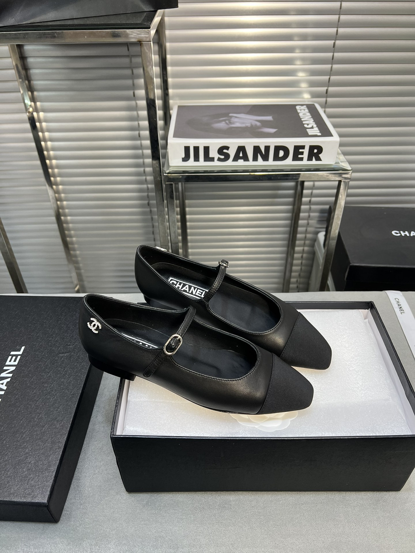 UA Ch**el MARY JANES Lambskin