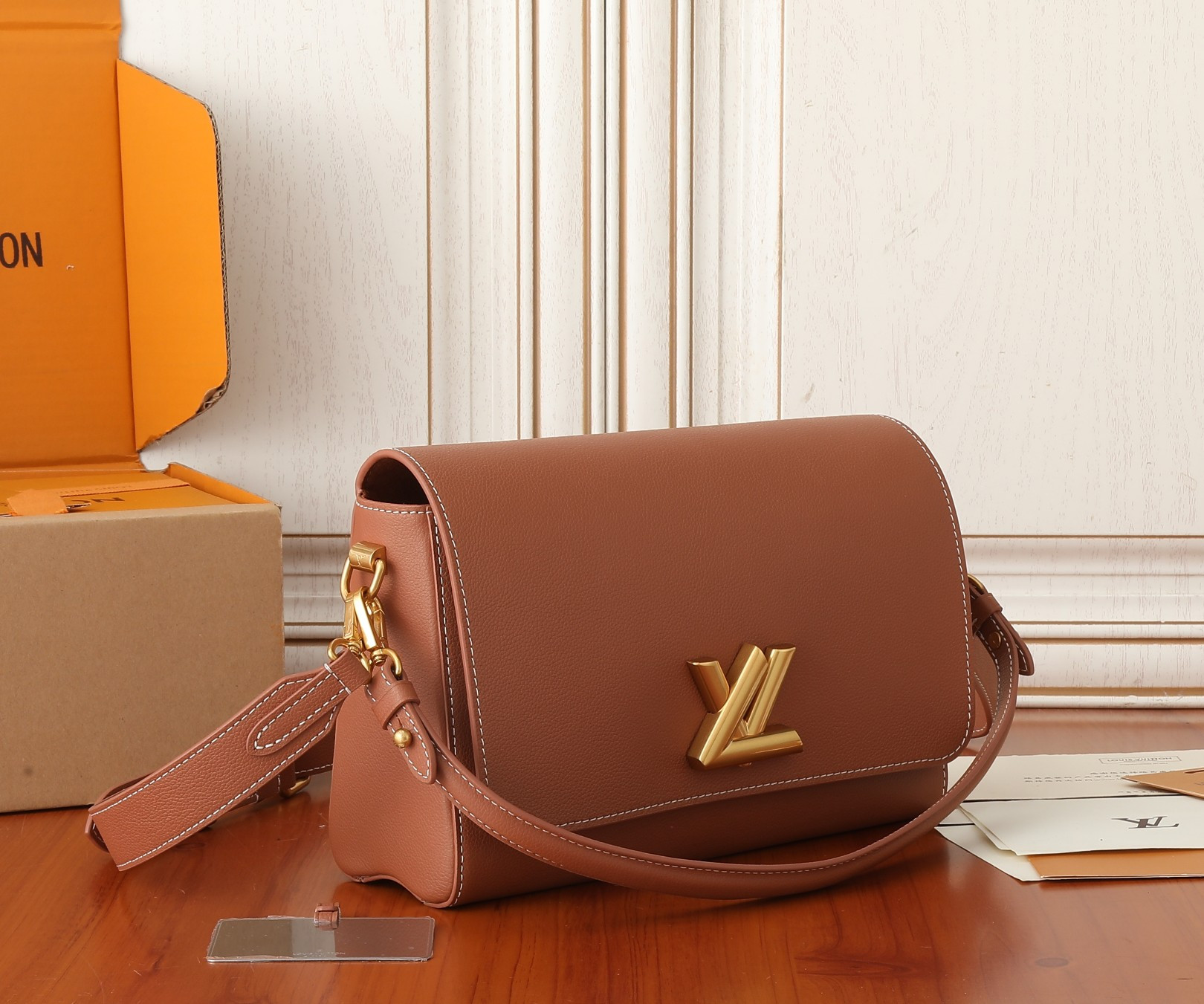 LV Soft Twist M24640 10.6 x 7.5 x 3.5 inches