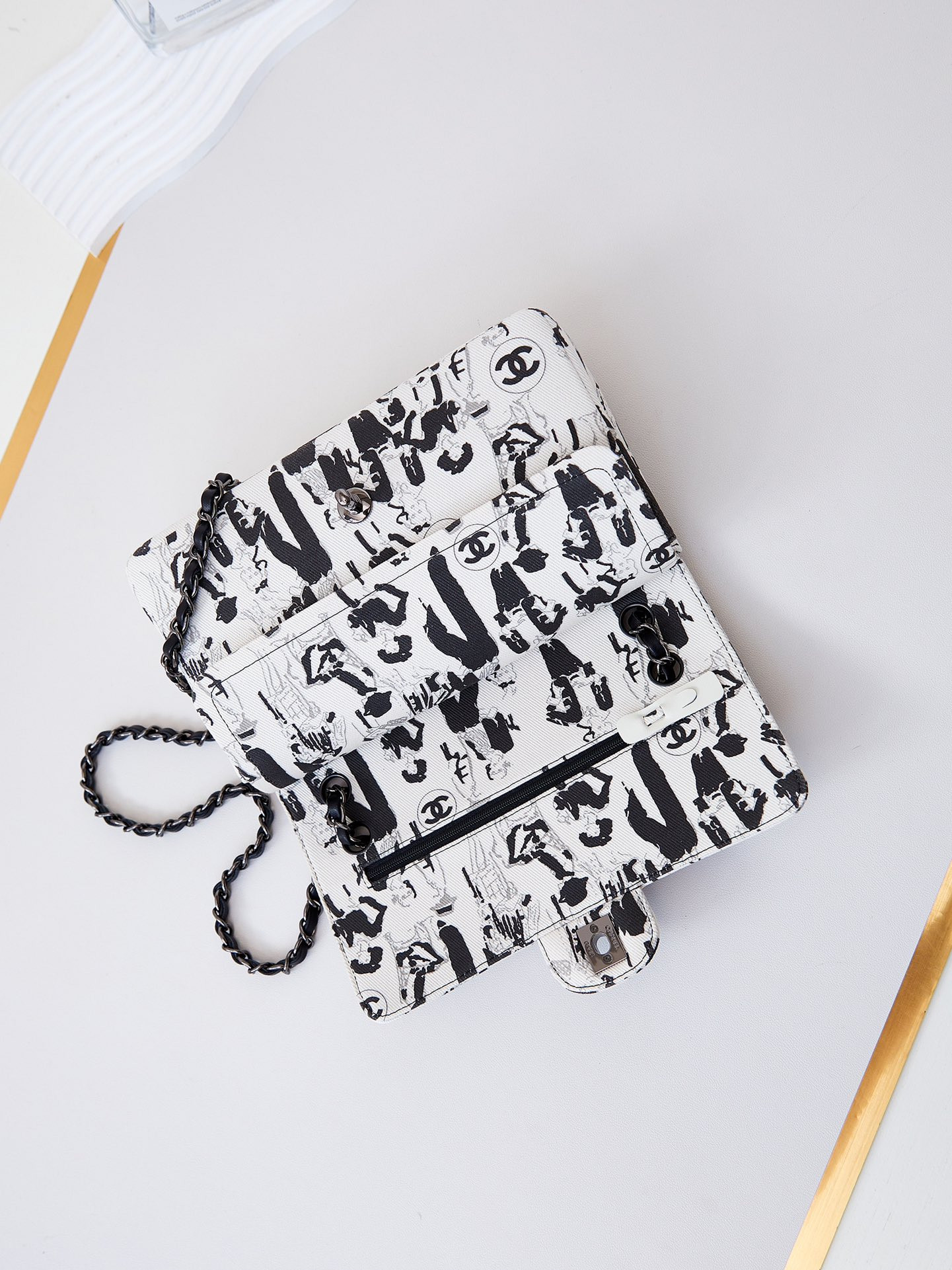 Ch**el Classic Flap Bag 15.5×25.5×6.5cm