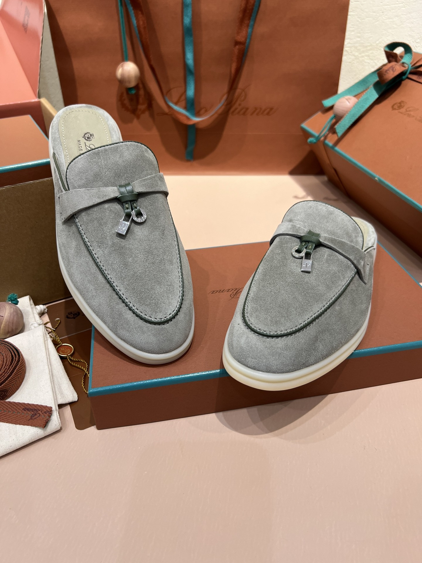 UA L0r0 P1ana Babouche Charms Walk Loafers