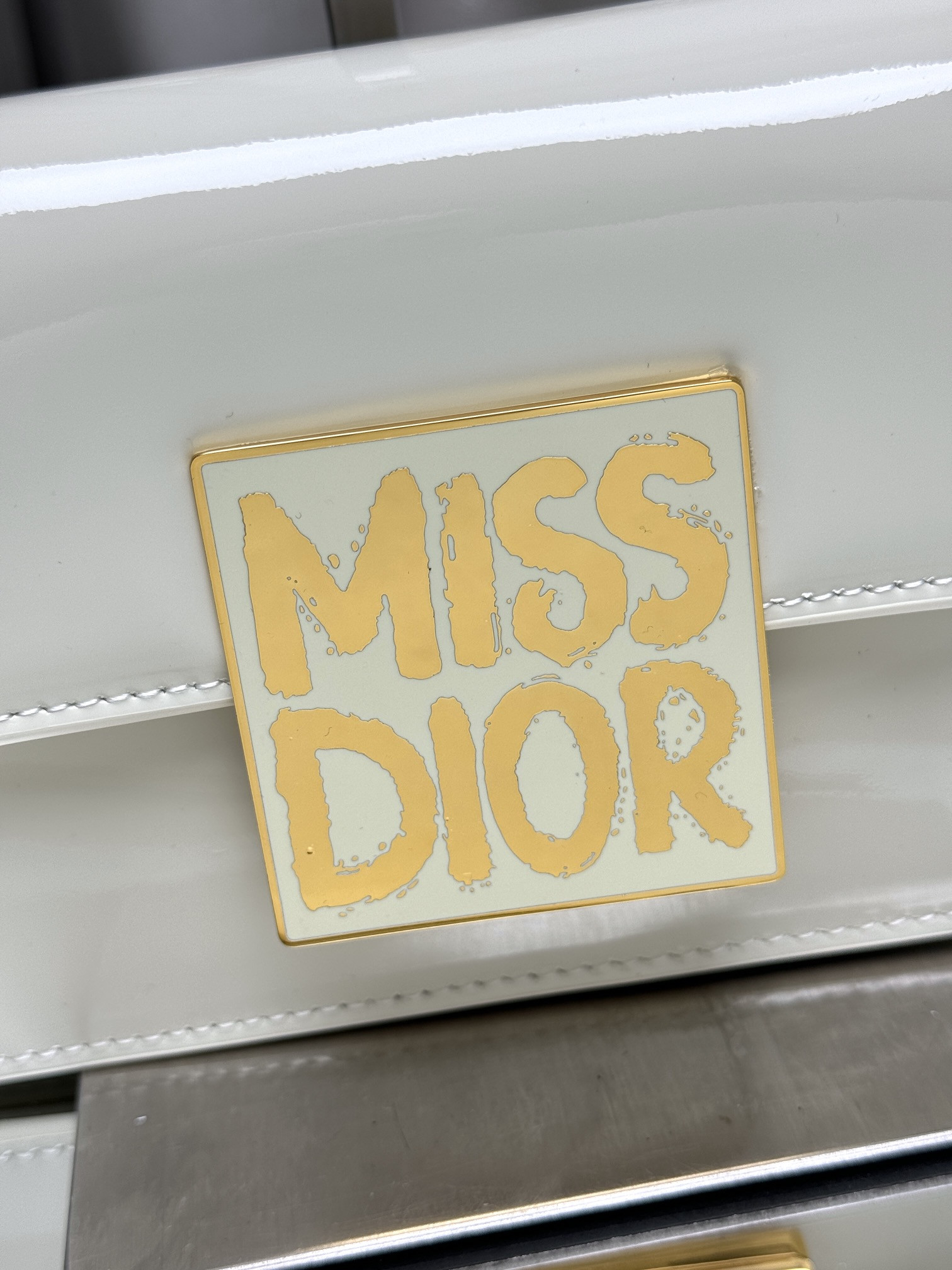 D10r Miss D10r flap bag 22 x 11 x 6 cm(Patent Calfskin)