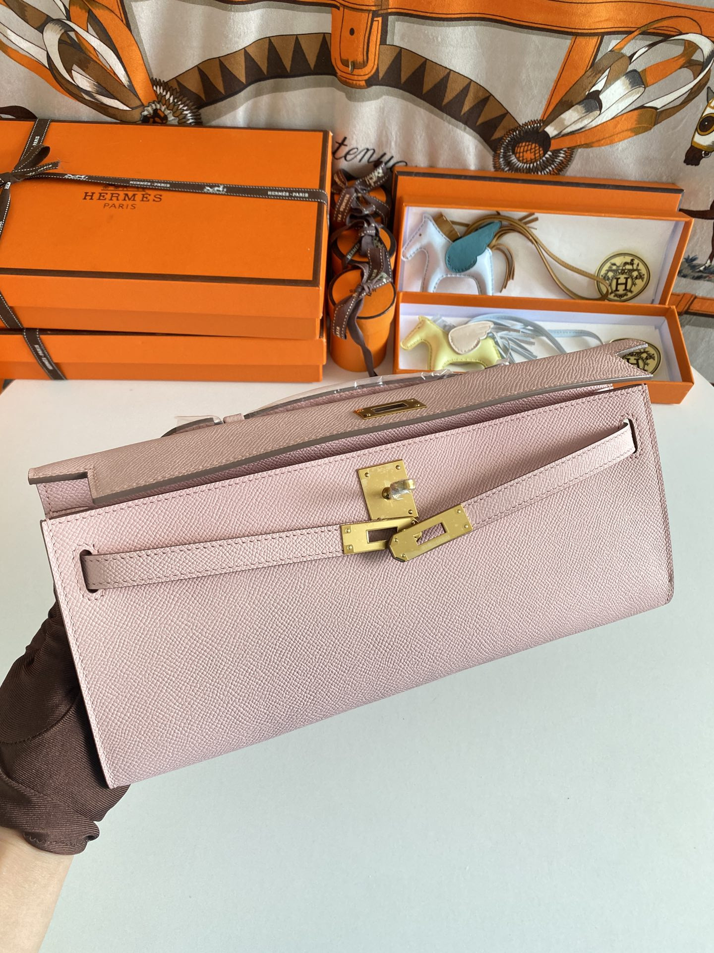 H**me5 Kelly Cut 31cm Epsom Leather