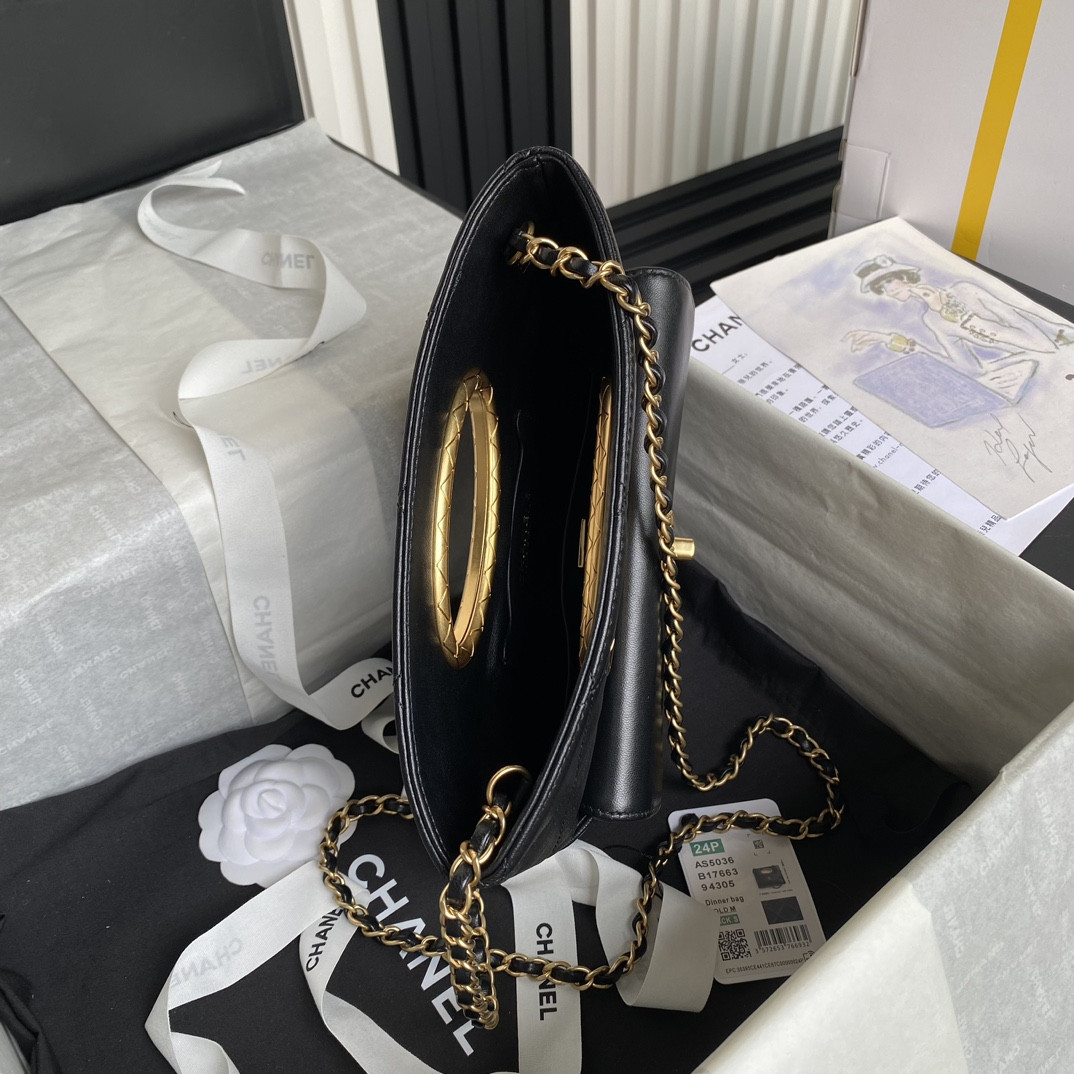 Ch**el 24B Evening Bag 19x25X3cm