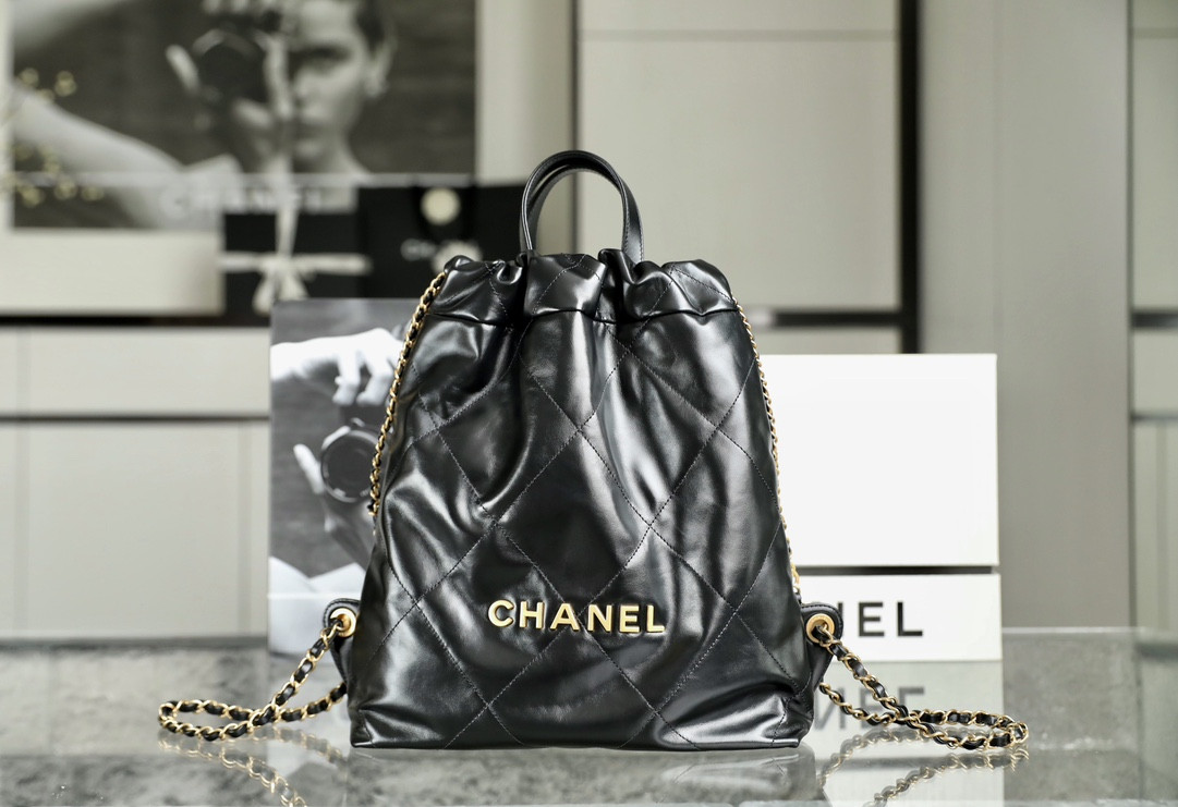 Ch**el 22 Handbag Calfskin 29x34x10.5cm