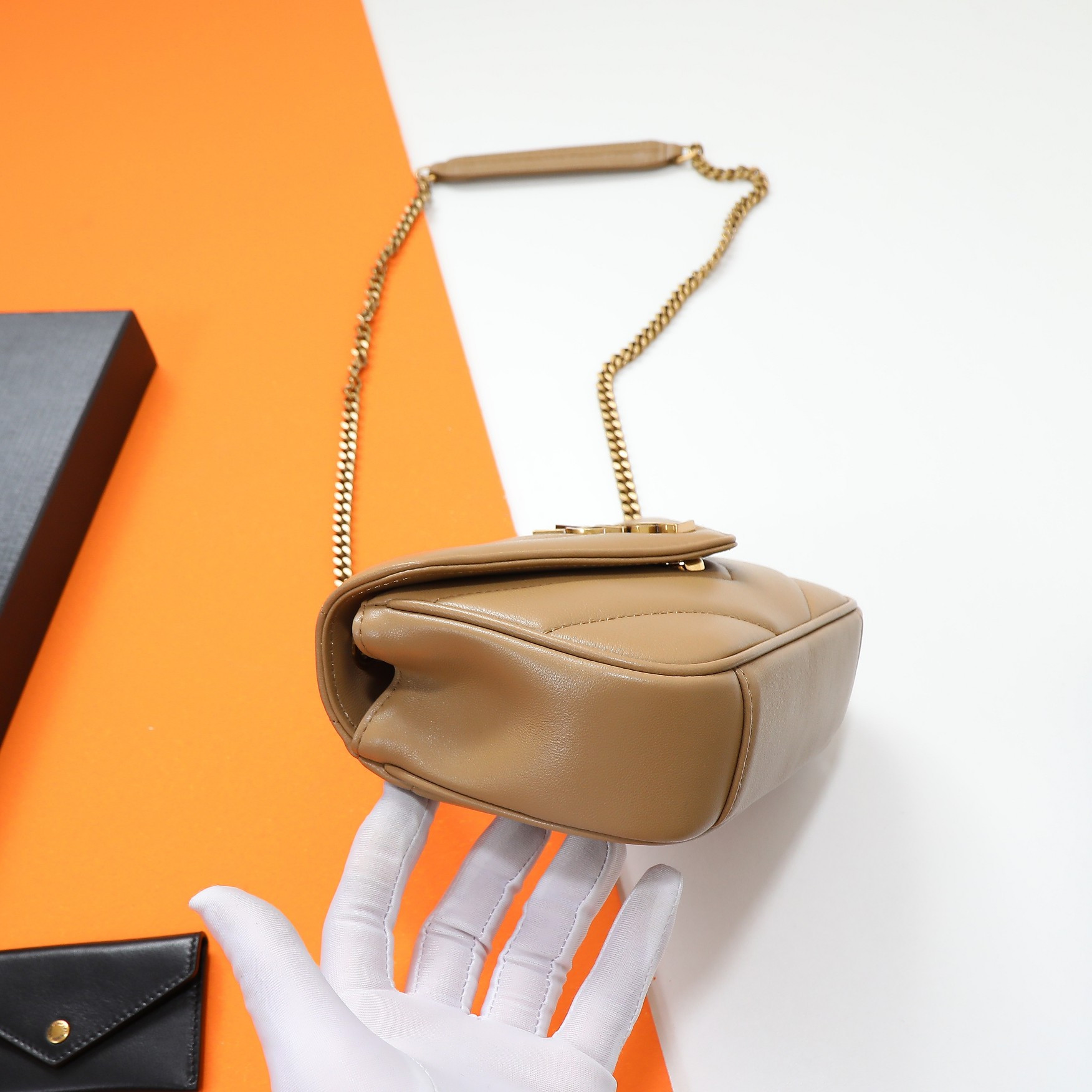 Y51 LOULOU MINI in lambskin 20X12X5cm