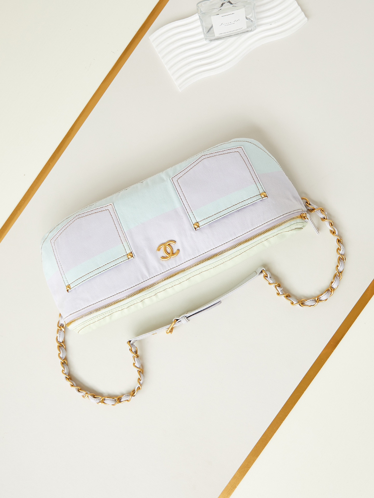 Ch**el Waist bag 19x45x9cm