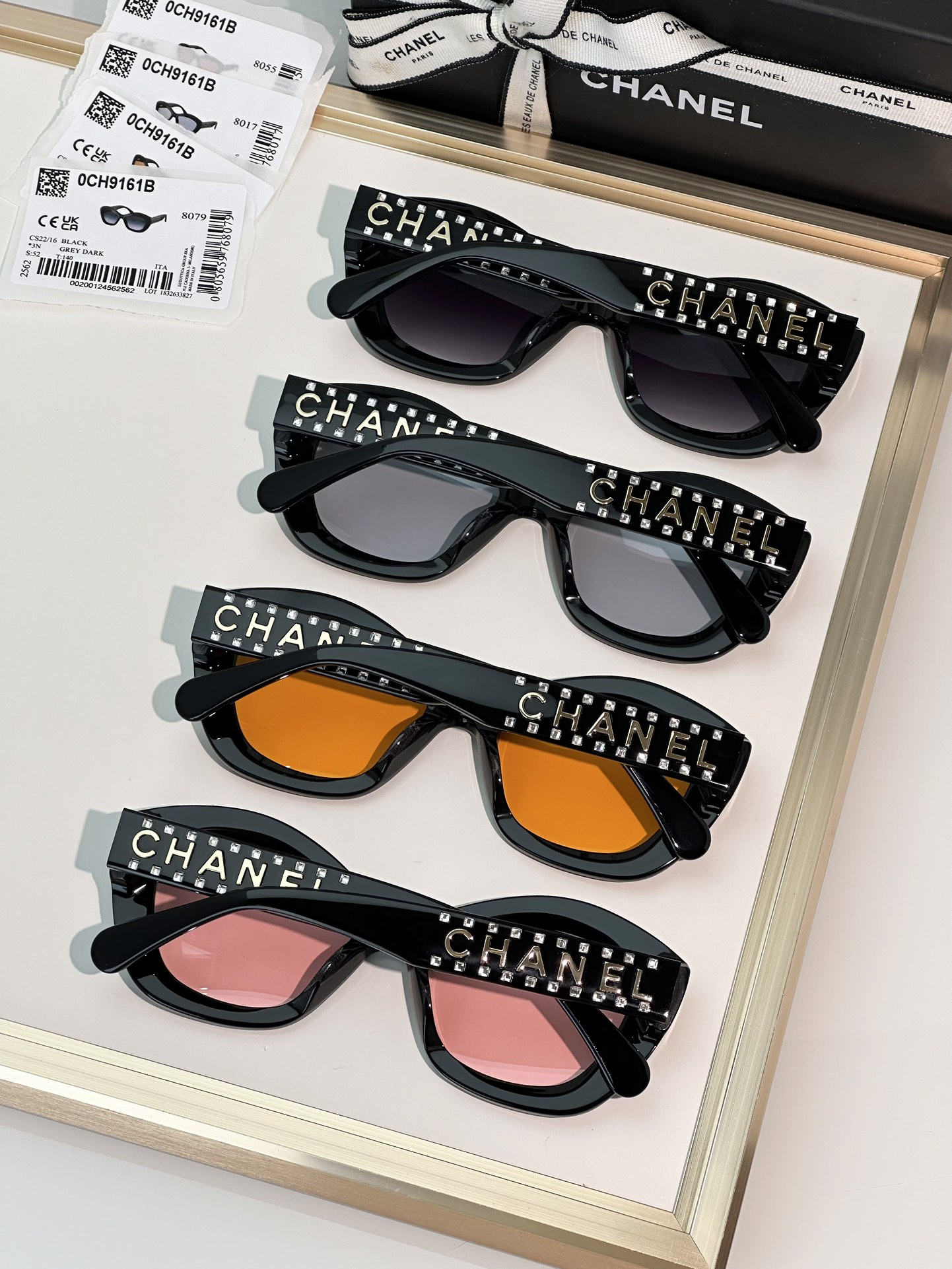 Ch**el Glasses 9161B 52-18-140