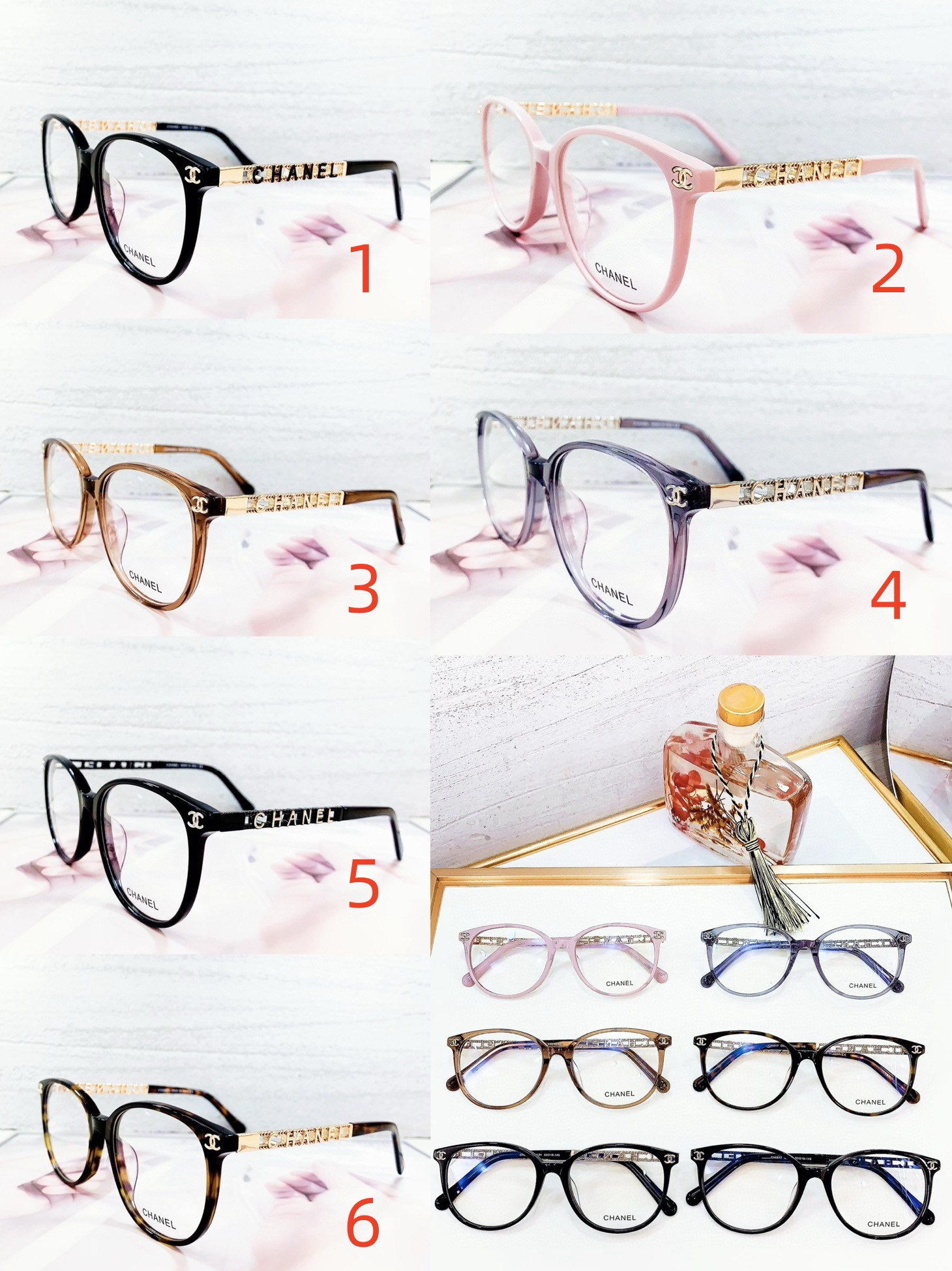 Ch**el Glasses CH0187 53-18-145