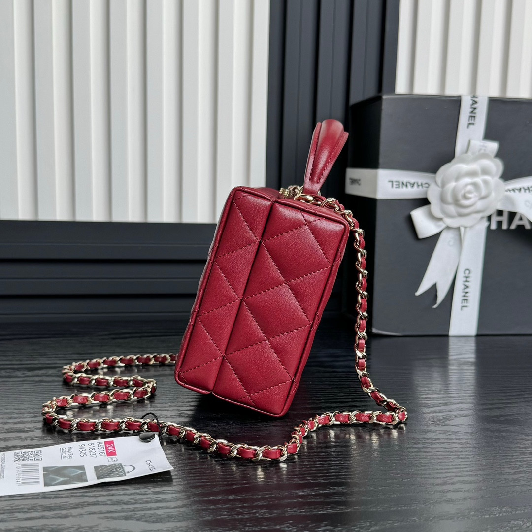 Ch**el Small Box Bag 12.5x18x6.5cm