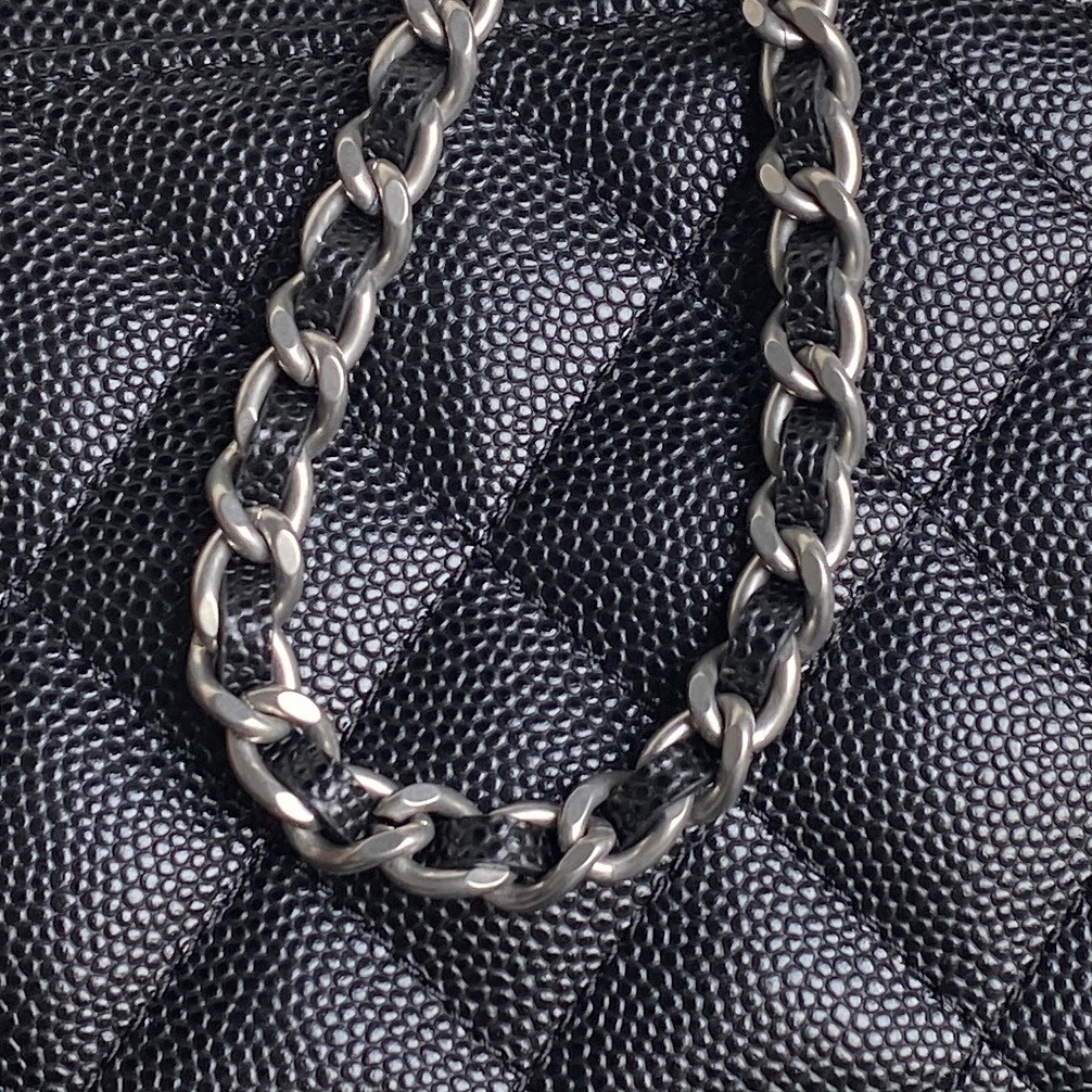 Ch**el classic vanity with chain handbag 17x19.5x5cm