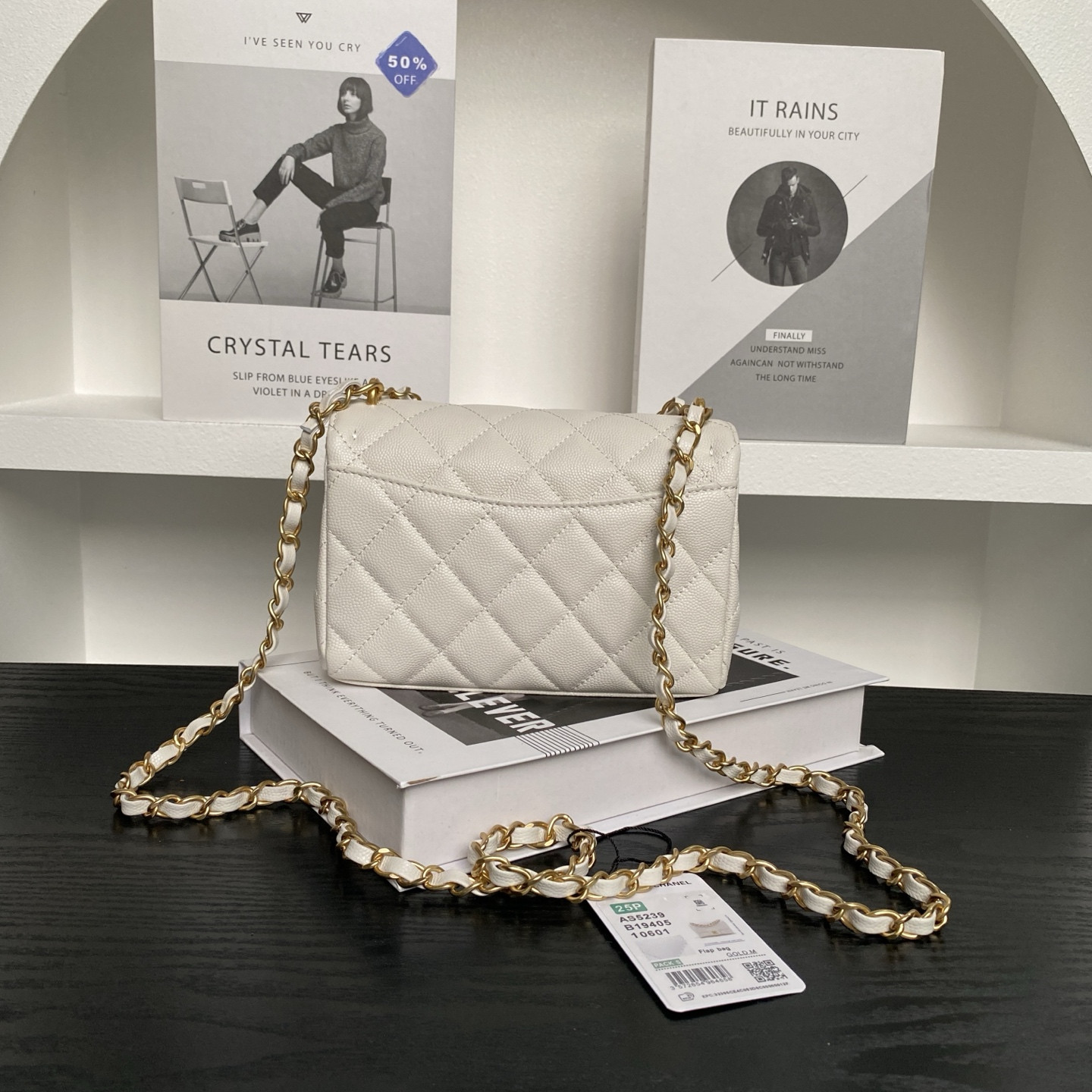 Ch**el Flap Handbag AS5239 18×13×5.5cm