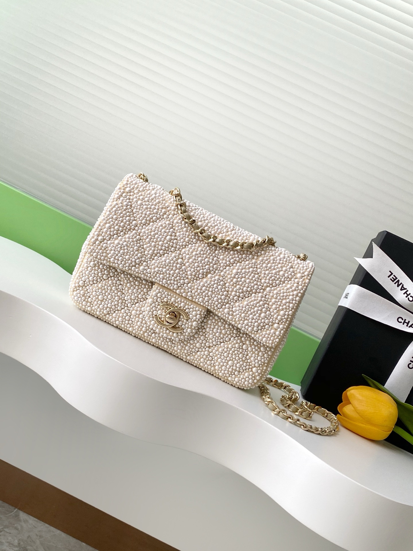 Ch**el CF Evening Bag  AS4297 13x21x8cm