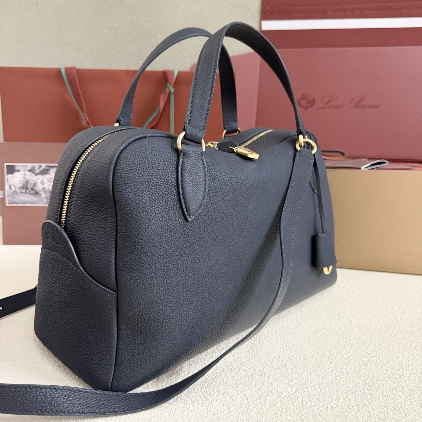 L0r0 P1ana Needle Deep Royal Blue 38x22x16cm