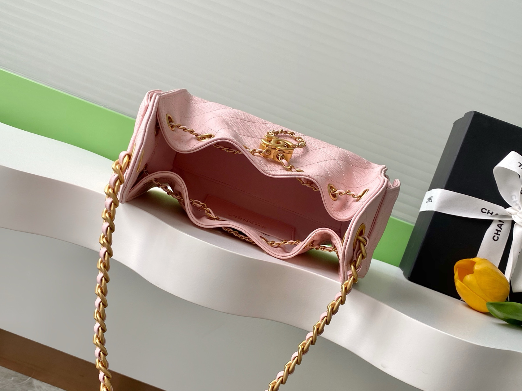 Ch**el 25C Bucket Bag 20x22x12.5cm