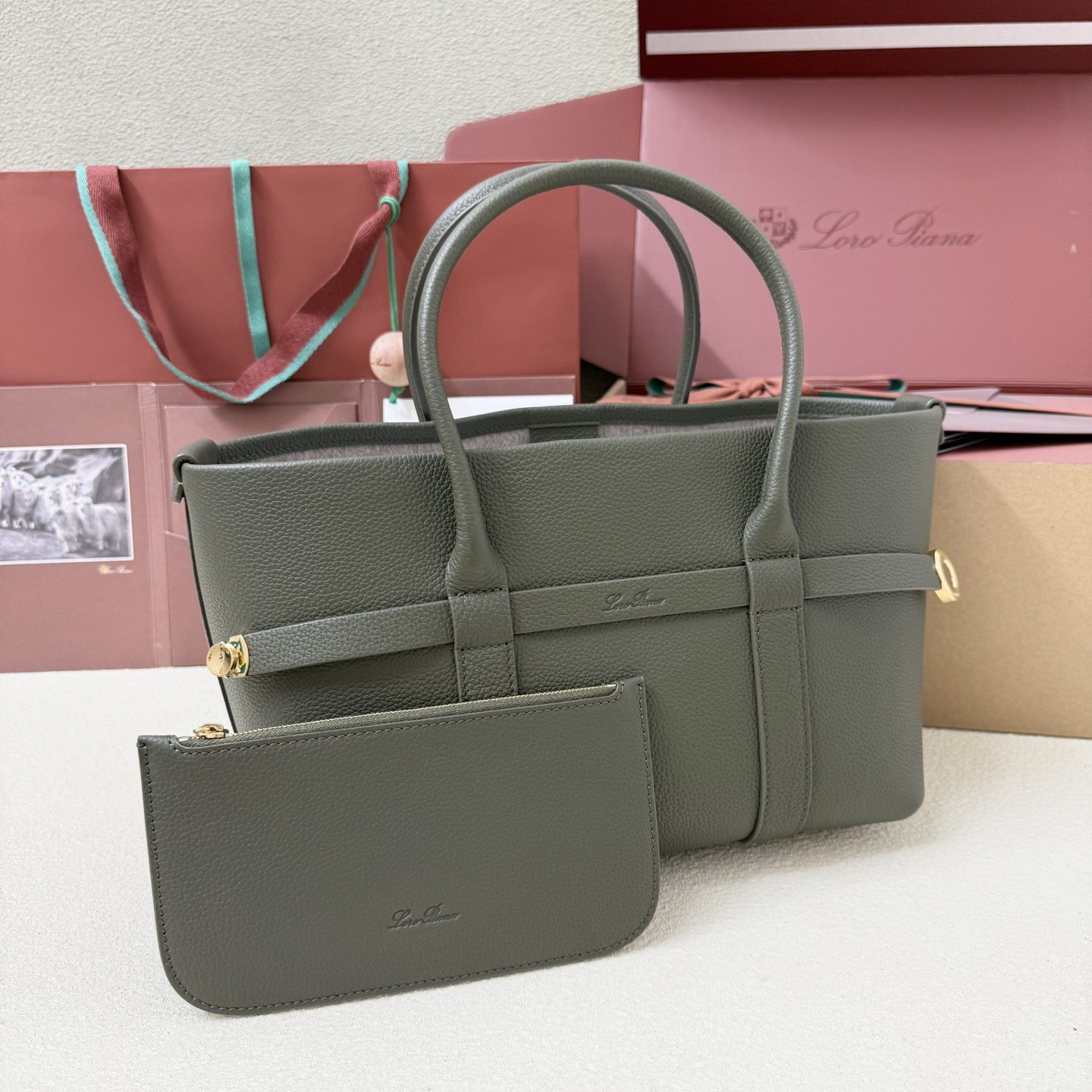 L0r0 P1ana Small Ghiera Shopper 28x19x12cm