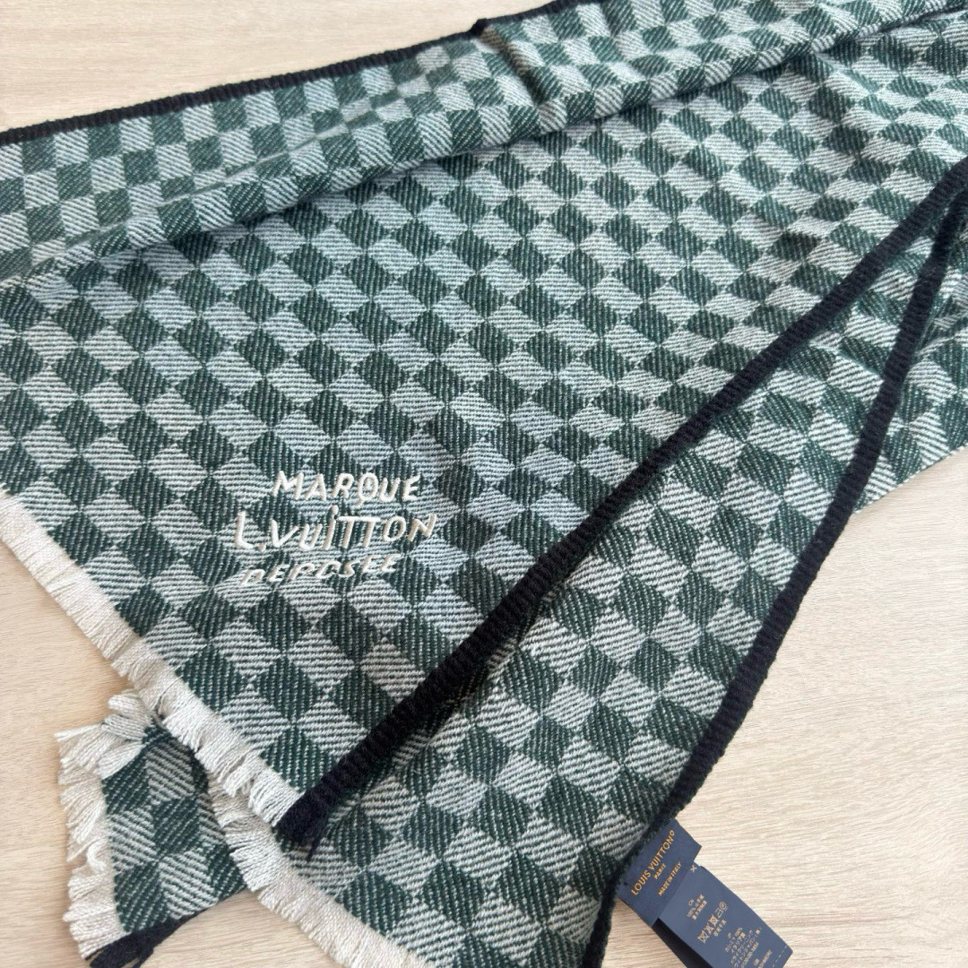 L0vis Vvtt0n Check scarf 45x190cm