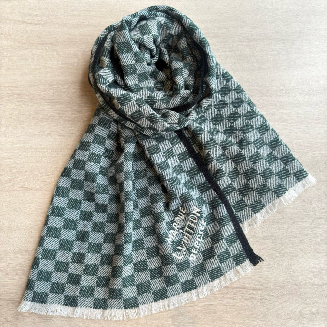 L0vis Vvtt0n Check scarf 45x190cm
