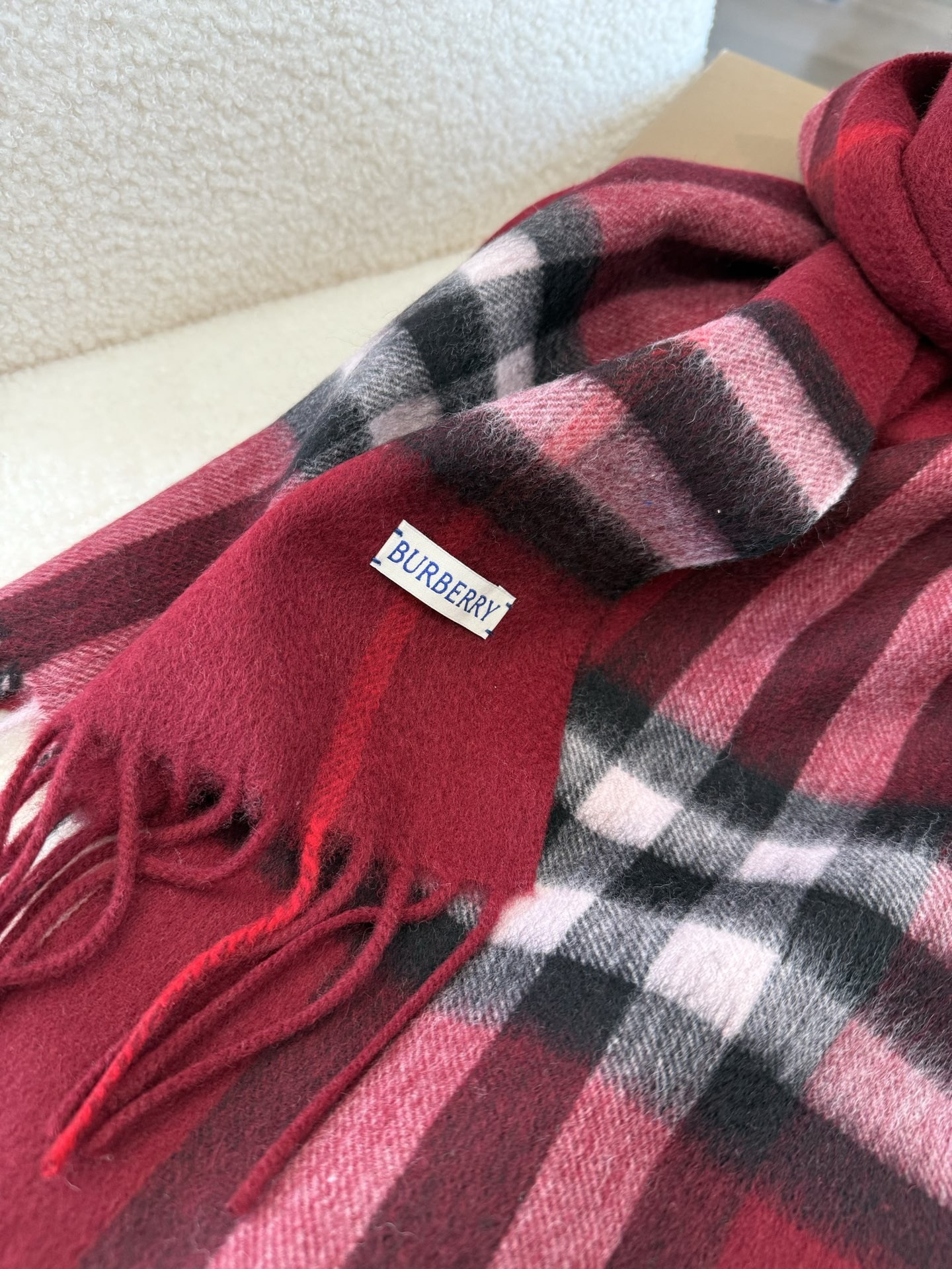 Bv*b*rry scarf 30x180cm