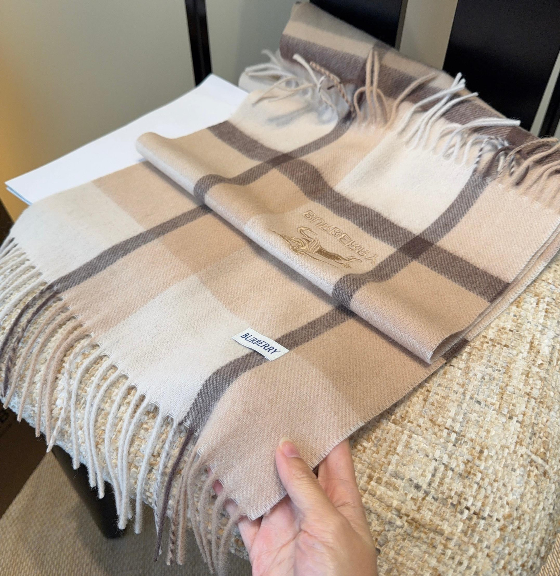 Bv*b*rry scarf 30x180cm