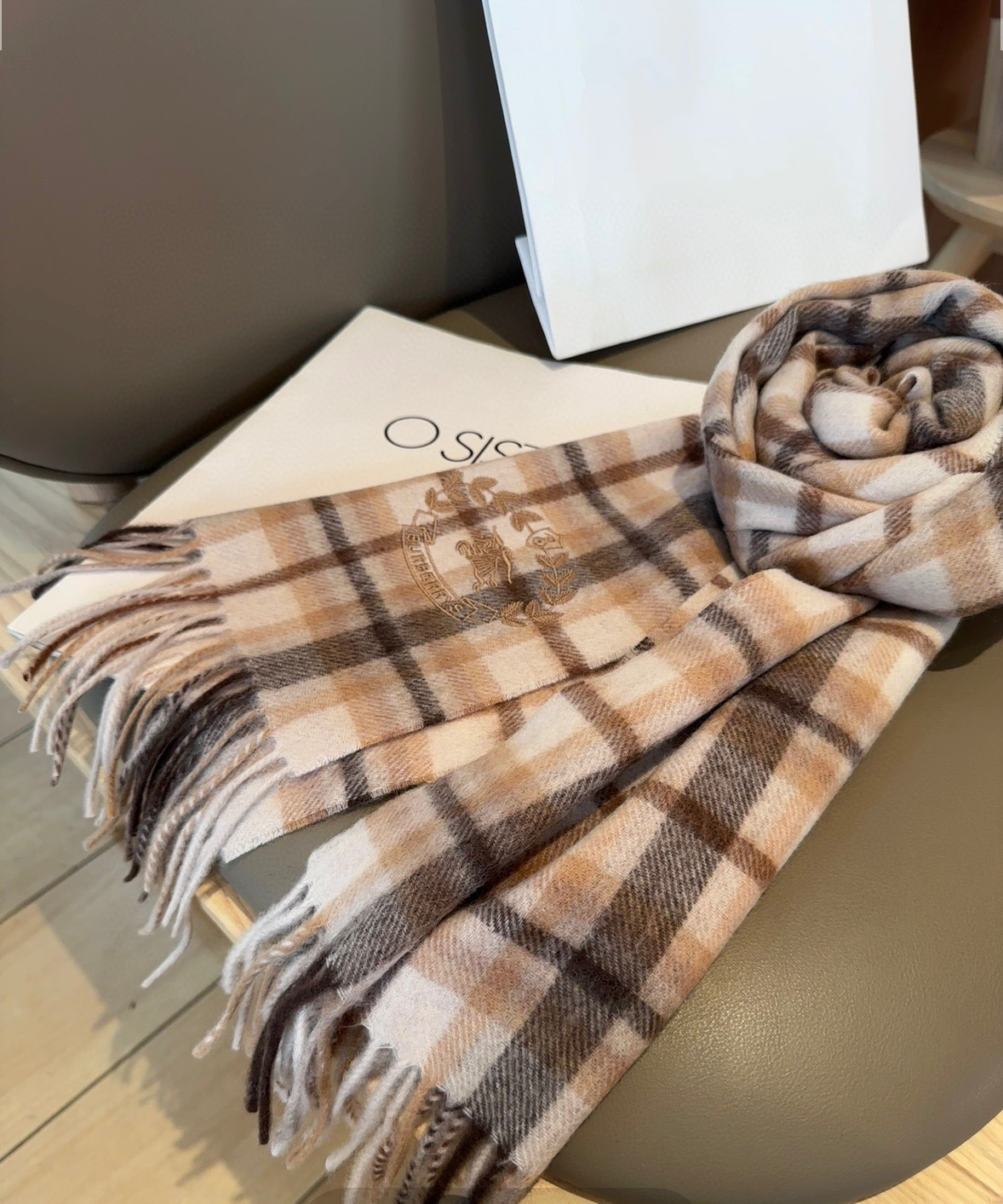 Bv*b*rry scarf 30x180cm