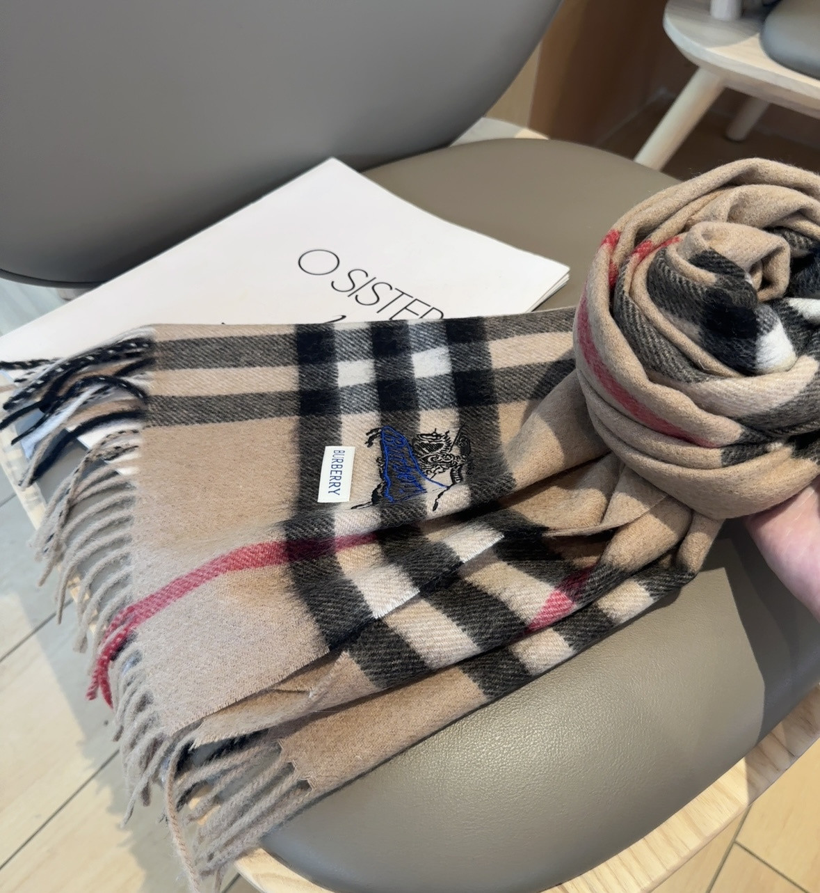 Bv*b*rry scarf 30x180cm