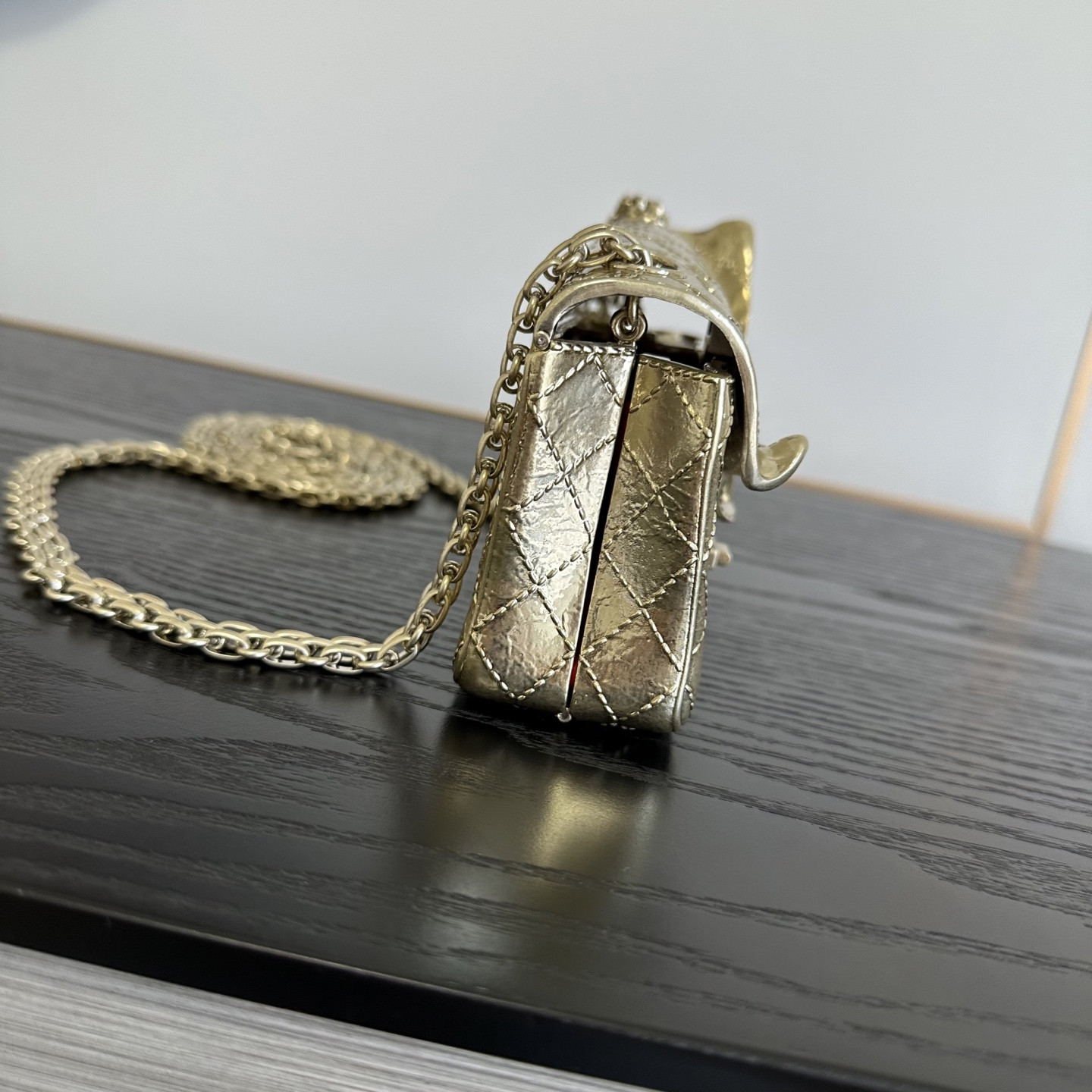Ch**el Small 2.55 Minaudiere AS6276 11x12.5x5cm