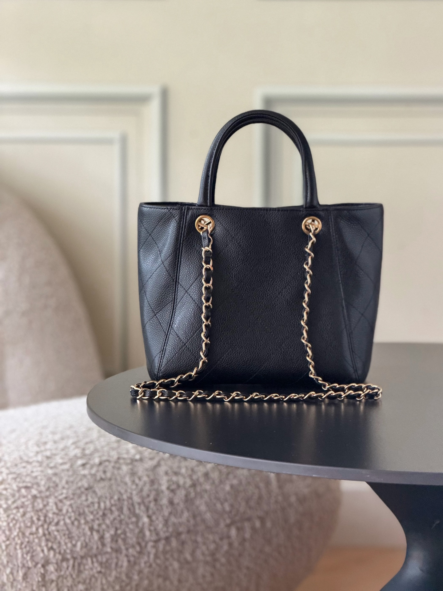 Ch**el Shopping Bag 19x25x12cm
