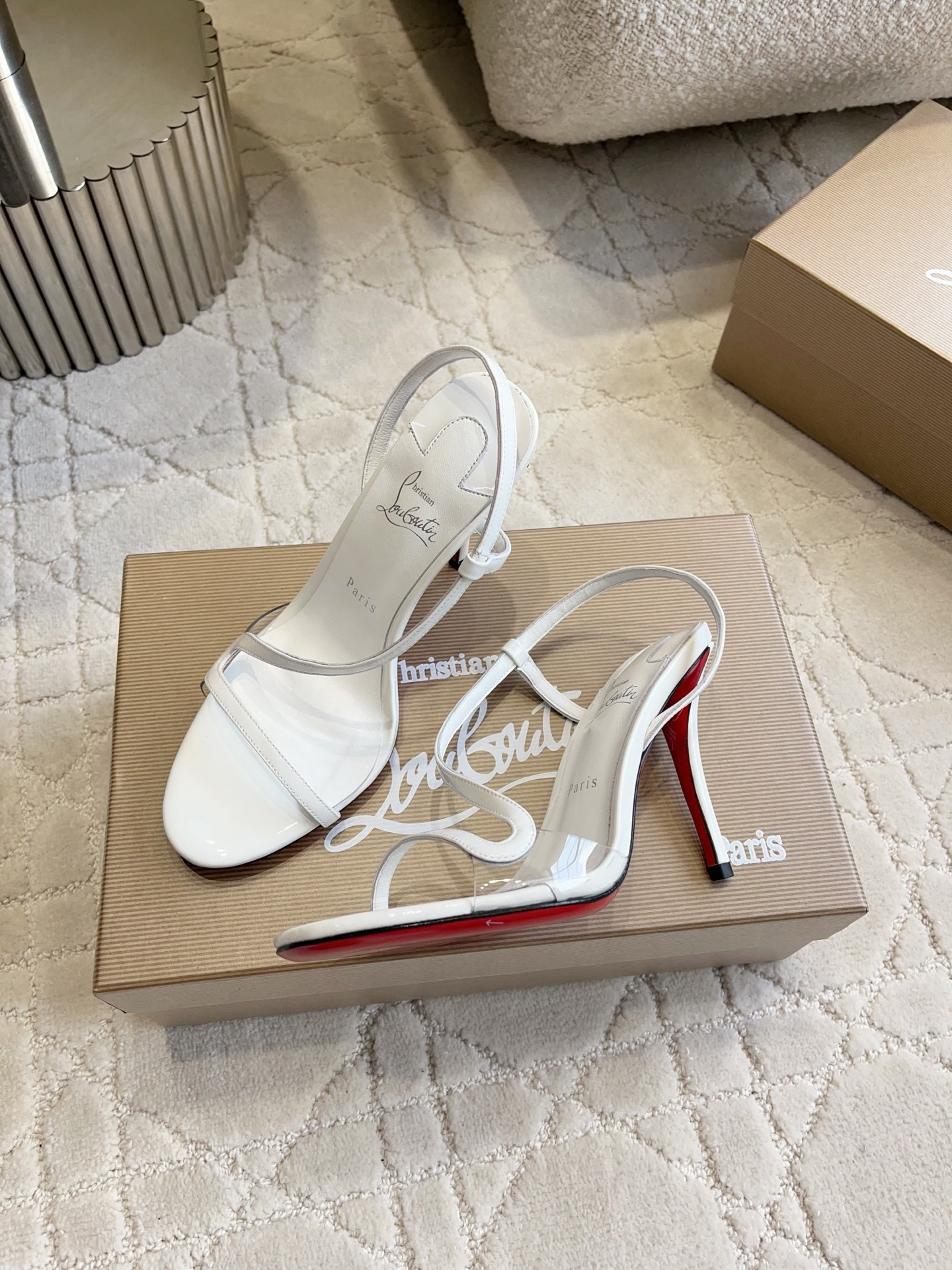 UA Chr1st1an Louboutin Rosalie Sandals 10cm Heel