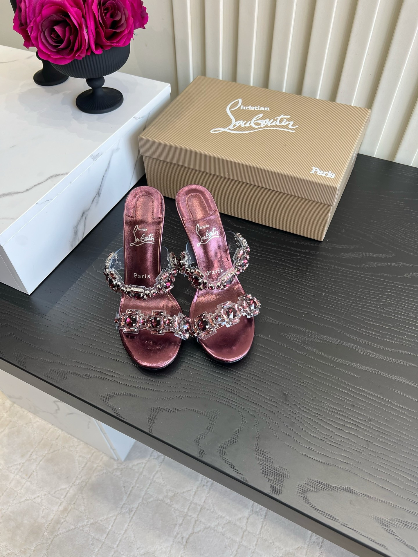 UA Chr1st1an Louboutin Just Jewel Slides