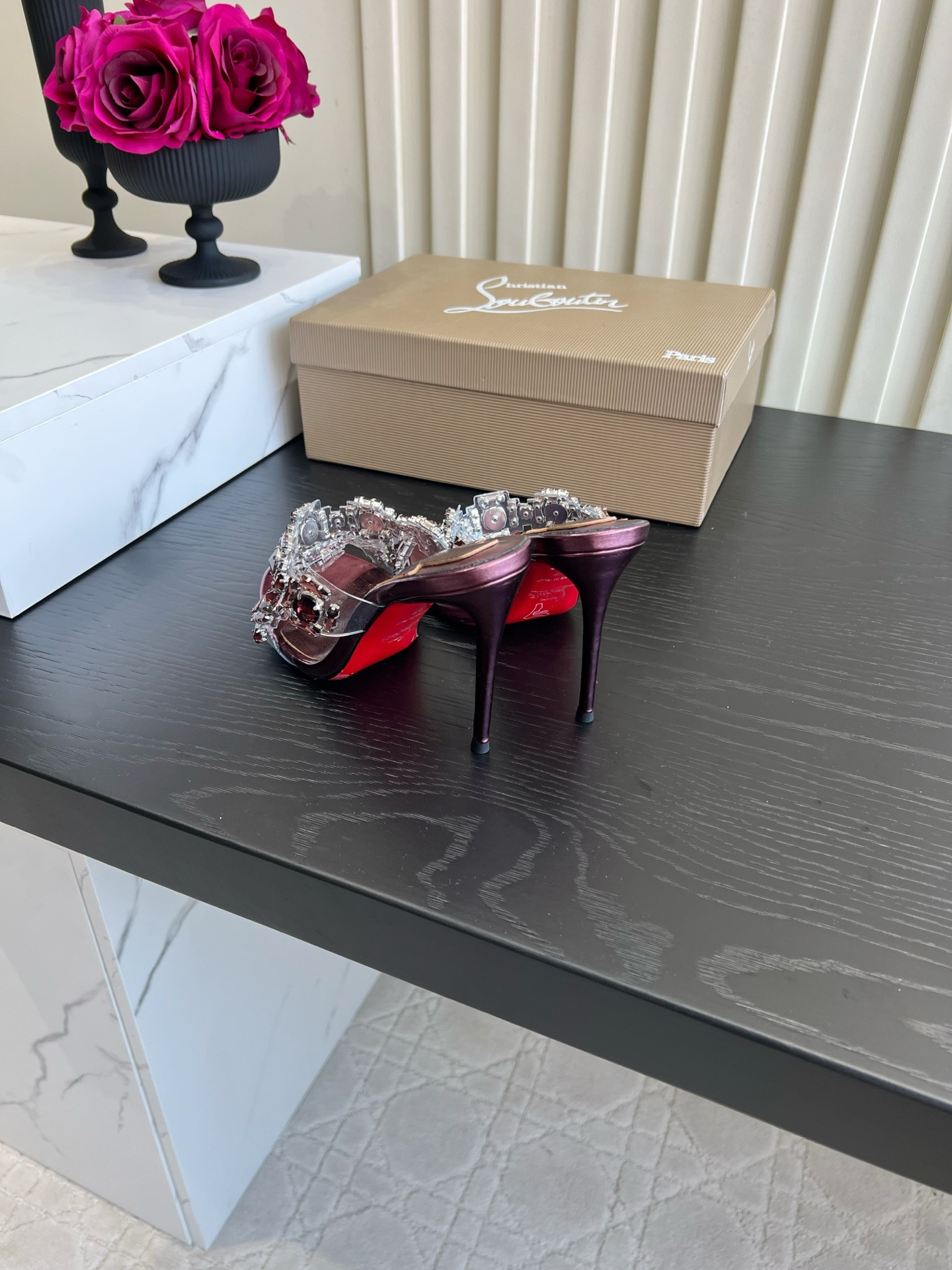 UA Chr1st1an Louboutin Just Jewel Slides