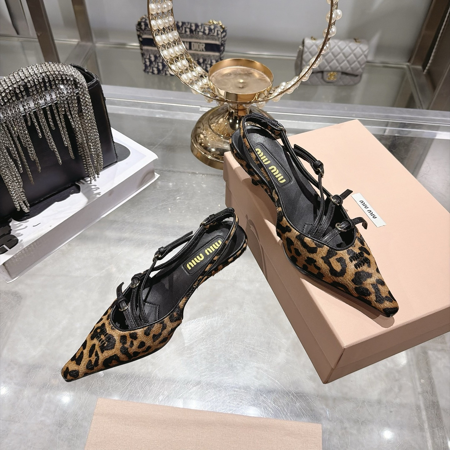 UA M1v M1v Crocodile Embossed Slingback Pumps