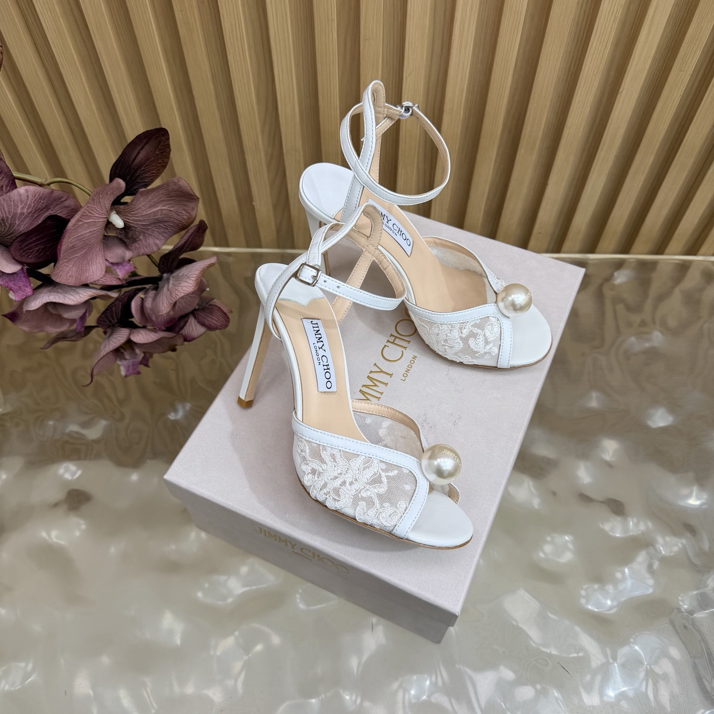 UA J1m*y Ch00 Sacora Sandals 10cm Heel